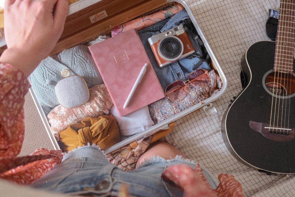 Travelling abroad packing